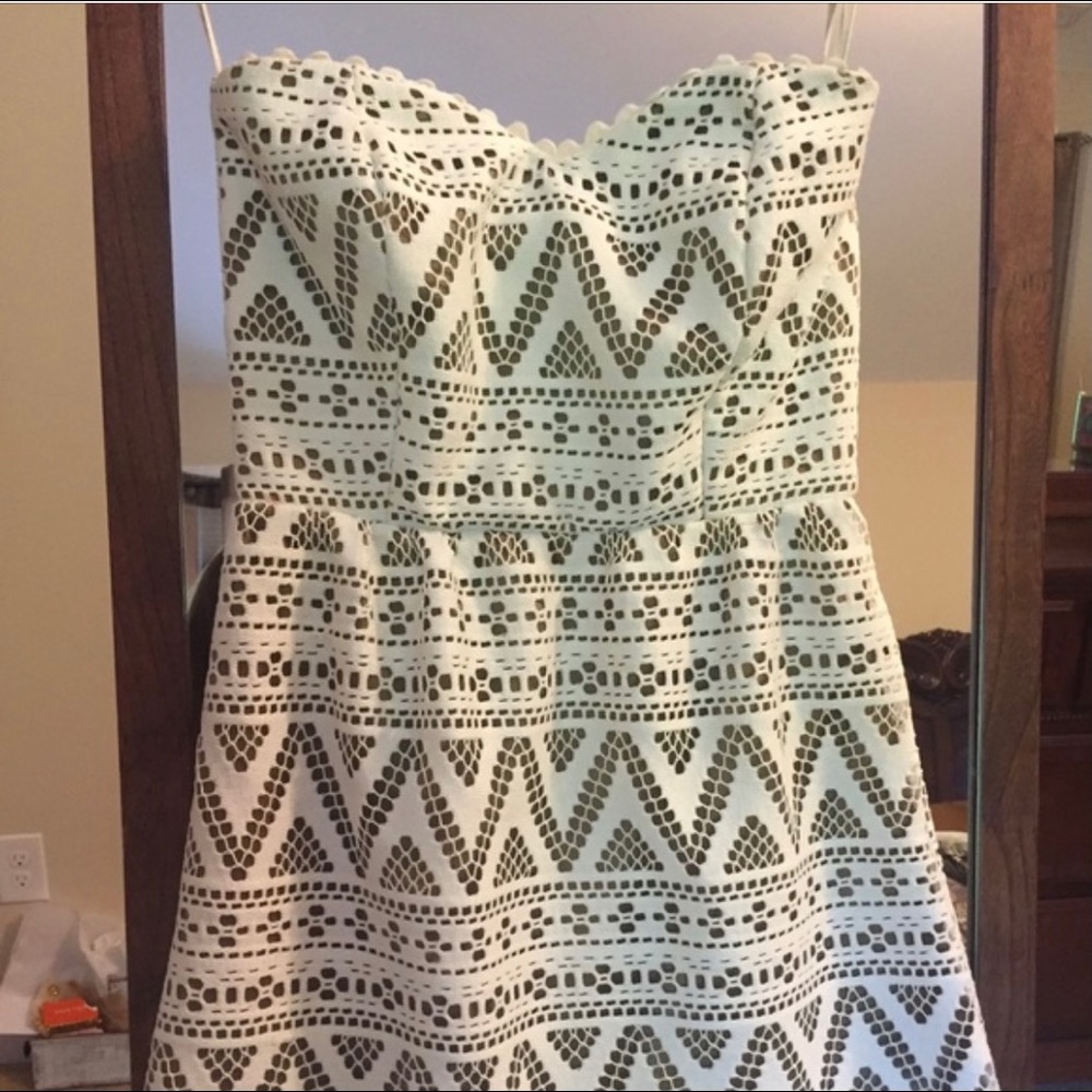 Judith March strapless dress